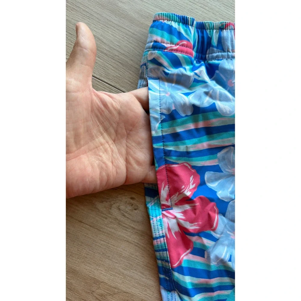 Vineyard Vines Men's Large Tropical Floral Swim Trunks Coastal Resort beacj
